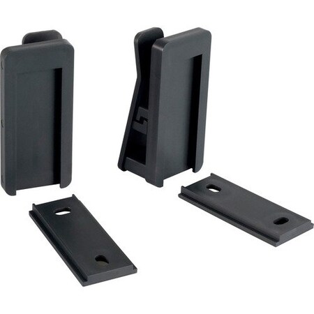 Durable Office Products Tablet Wall Dock, Clips, Plastic, 2.2lb Cap, 0.4inD Cap, CGY DBL893958
